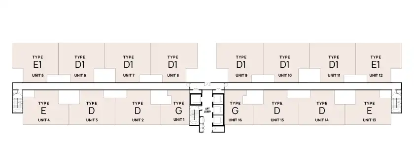 Residensi Armani Putra | Floor Plans | Serviced Apartment | L5